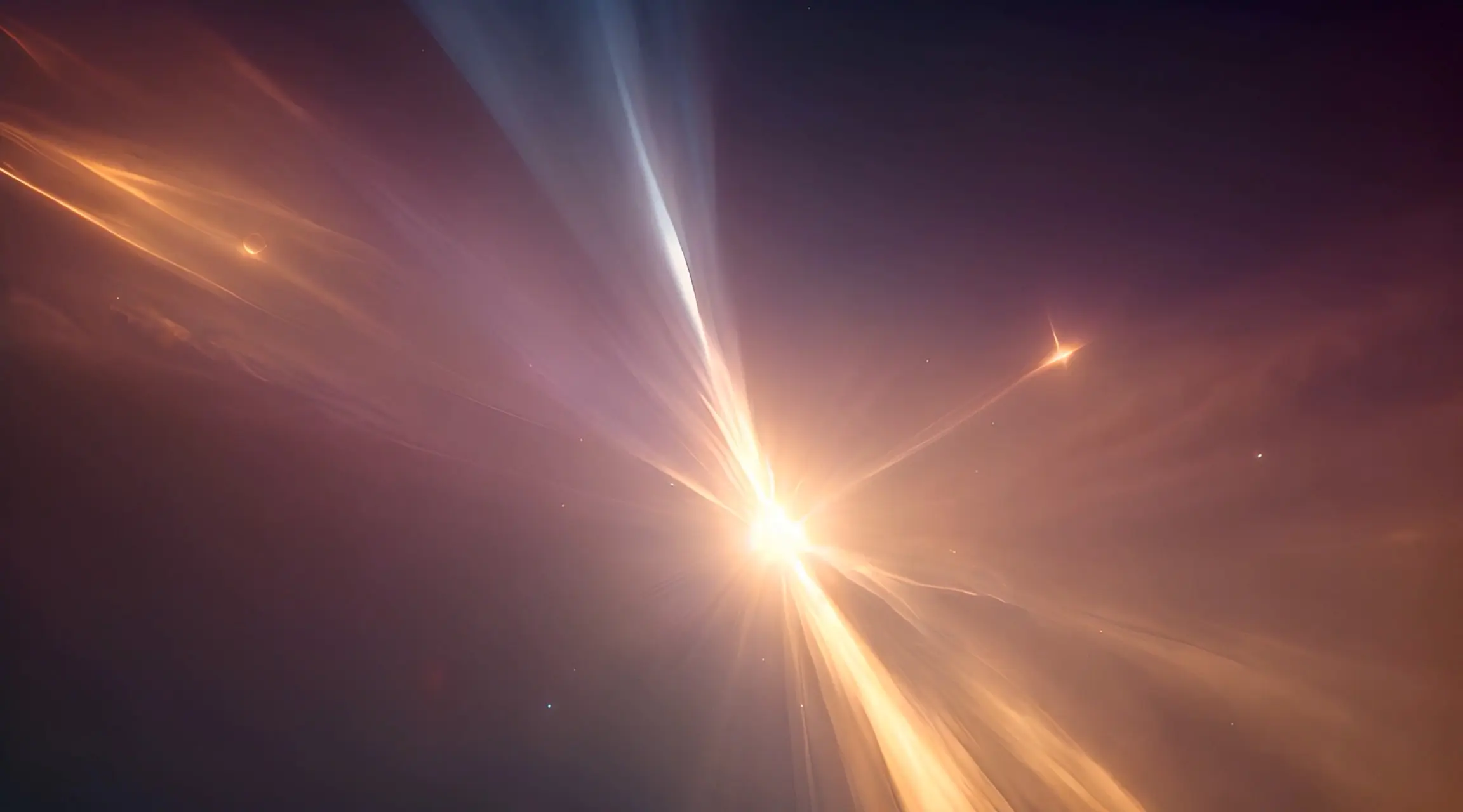 Supernova Glow Cosmic Light Display Video